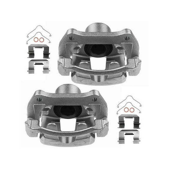 Front Brake Caliper Set 2 - Compatible with 2018 - 2019 Chevrolet Trax - Autopart Premium