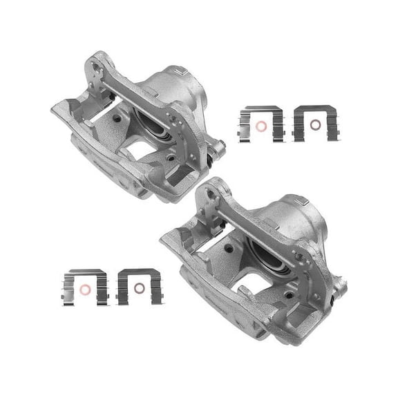 Front Brake Caliper Set 2 - Compatible with 2019 Kia Niro EV - Autopart Premium