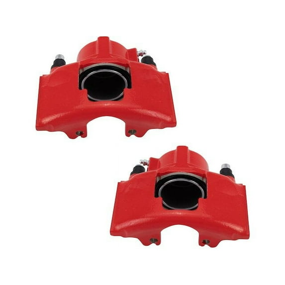 Front Brake Caliper Set 2 Piece - Compatible with 1988 - 1999 GMC K1500 Extended Cab Pickup 1989 1990 1991 1992 1993 1994 1995 1996 1997 1998