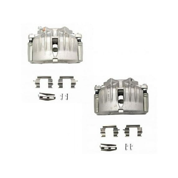 Front Brake Caliper Set 2 Piece - Compatible with 2002 - 2005 GMC Envoy 2003 2004