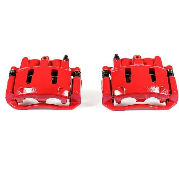 Front Brake Caliper Set - Compatible with 1995 - 1996, 2001 - 2002 Mazda B2300 4WD - Power Stop