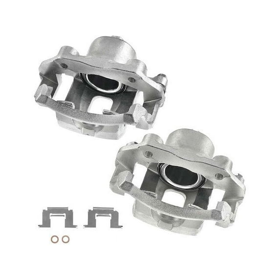 Front Brake Caliper Set - Compatible with 1995 - 1997 Nissan Pickup 1996