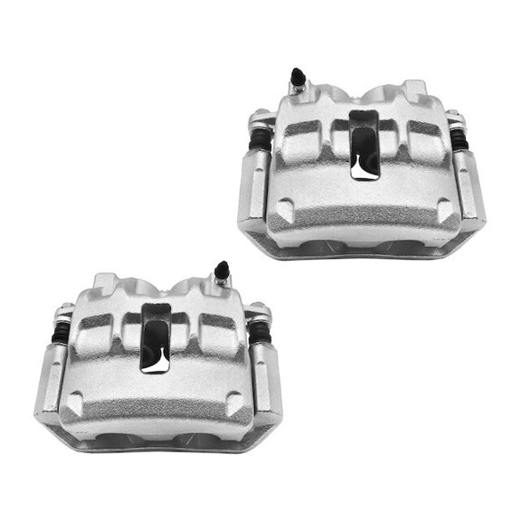 Front Brake Caliper Set - Compatible with 2000 - 2002 Land Rover Discovery 2001