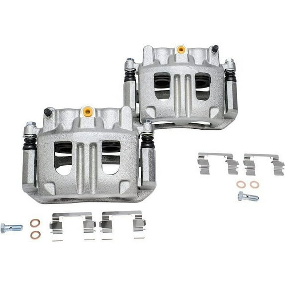 Front Brake Caliper Set - Compatible with 2001 - 2002 Ford Explorer Sport Trac
