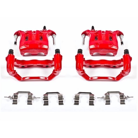 Front Brake Caliper Set - Compatible with 2002 - 2006 INFINITI Q45 - Power Stop