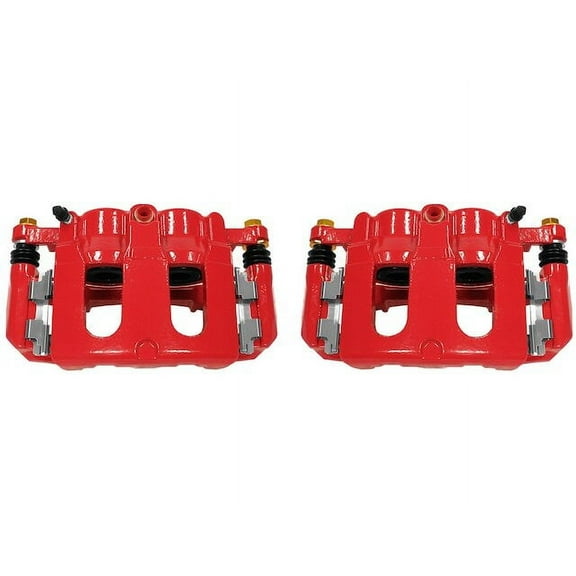 Front Brake Caliper Set - Compatible with 2011 - 2017, 2019 Ford Explorer Base - Power Stop