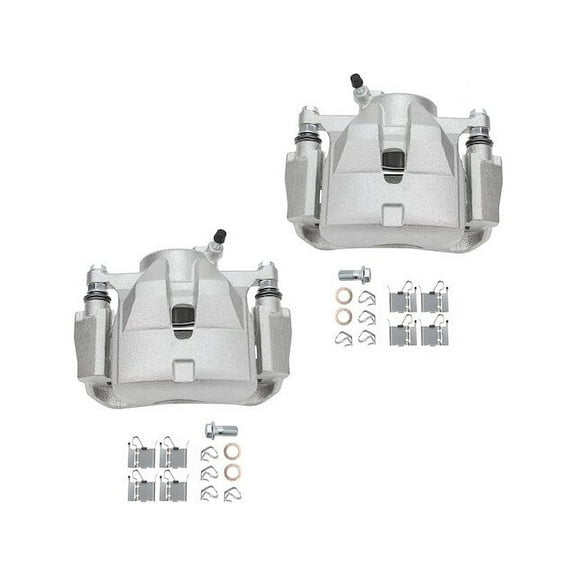 Front Brake Caliper Set - Compatible with 2012 - 2017 Toyota Prius V 2013 2014 2015 2016