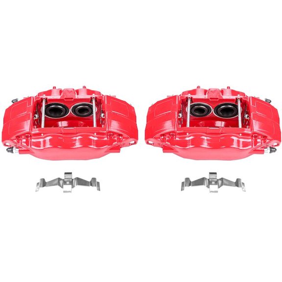 Front Brake Caliper Set - Compatible with 2015 - 2017 Subaru WRX STI 2016