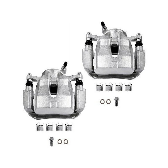 Front Brake Caliper Set - Compatible with 2016 Scion iM Base