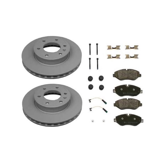 Front Brake Conversion Kit - Compatible with 2010 - 2018 Mercedes-Benz Sprinter 2500 2011 2012 2013 2014 2015 2016 2017