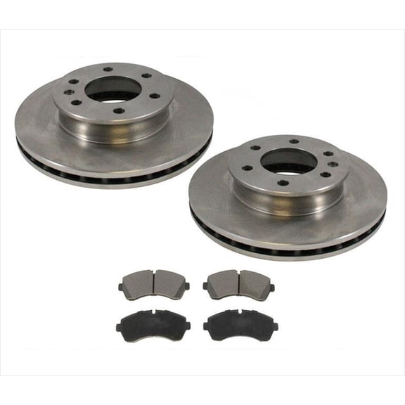 Front Brake Disc Rotors & Pads for 2007-2016 Sprinter 3500