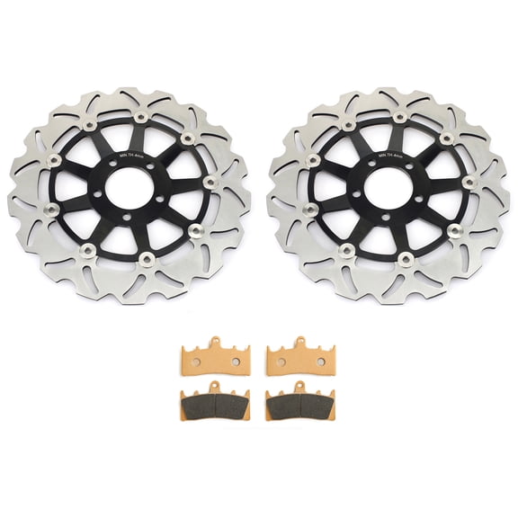 Front Brake Discs Rotors Pads For KAWASAKI ZX6R Ninja 600CC 1998-2001 98 99 00 01 ZX9R 1998 1999 GPZ 900 R 99-02