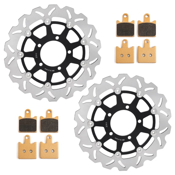 Front Brake Discs Rotors Pads For KAWASAKI ZX6R Ninja 600CC 2007-2016 Z 1000 2007-2009 Z 750 2011-2012