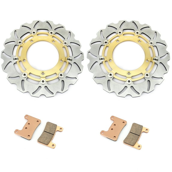 Front Brake Discs Rotors Pads For SUZUKI GSX 1300 R GSXR 1300 GSX1300R Hayabusa 1300 08-12 09 10 11 K5 K9 L0 L1 L2