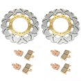 thumbnail image 1 of Front Brake Discs Rotors Pads For YAMAHA YZF-R1 YZF R1 2007-2014 07 08 09 10 11 12 13 14, 1 of 4