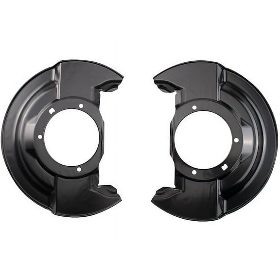 Front Brake Dust Shield 2 Piece - Compatible with 2003 - 2007 Honda Accord 2004 2005 2006