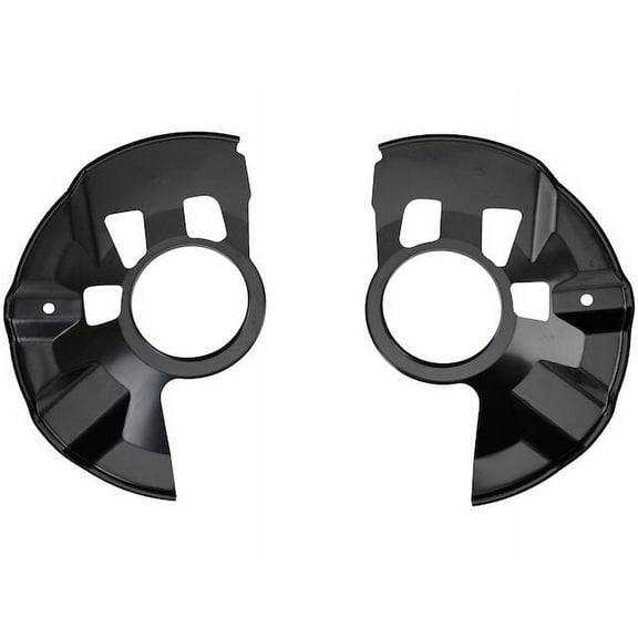 Front Brake Dust Shield 2 Piece - Compatible with 2006 - 2011 Mercury Milan 2007 2008 2009 2010