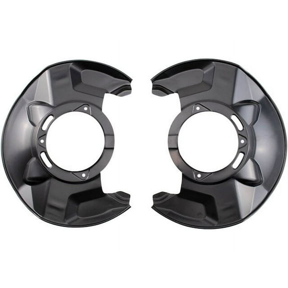 Front Brake Dust Shield 2 Piece - Compatible with 2014 - 2017 Honda Accord 2015 2016