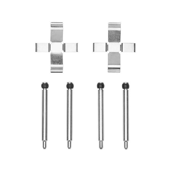 Front Brake Hardware Kit - Compatible with 1965 - 1971 Opel Kadett 1.1L 4-Cylinder 1966 1967 1968 1969 1970