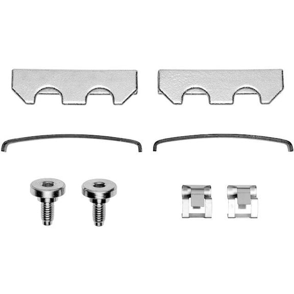 Front Brake Hardware Kit - Compatible with 1975 - 1980 Ford Granada 1976 1977 1978 1979