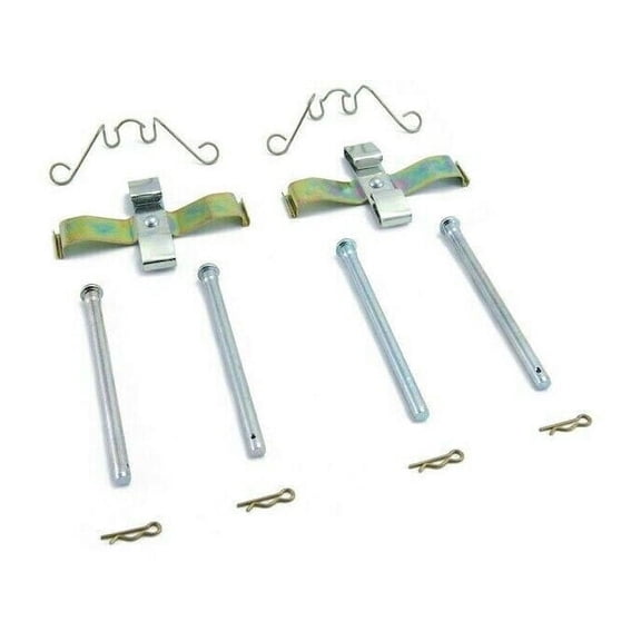 Front Brake Hardware Kit - Compatible with 1977 - 1982, 1987 - 1988 Porsche 924 1978 1979 1980 1981