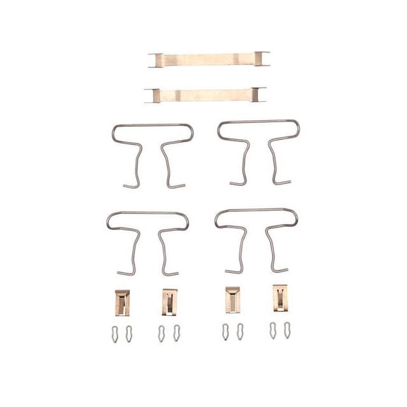 Front Brake Hardware Kit - Compatible with 1980 - 1982 Honda Civic Wagon - Dynamic Friction