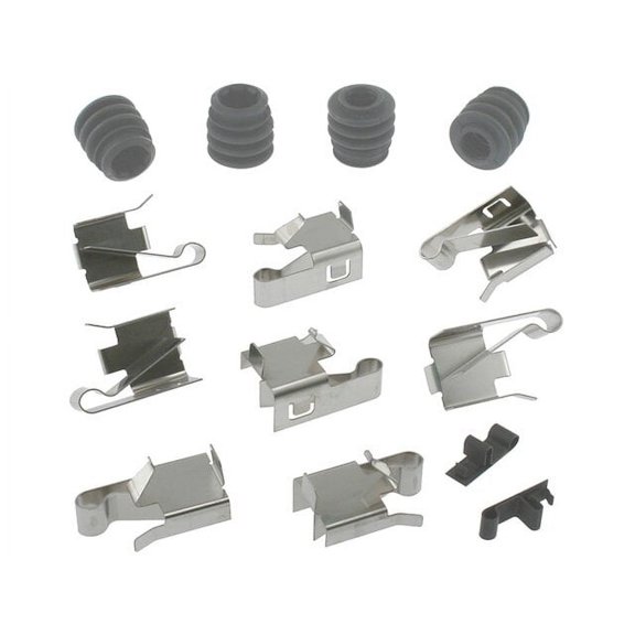 Front Brake Hardware Kit - Compatible with 1997 - 2010 Chevrolet W4500 Tiltmaster GAS - AC Delco