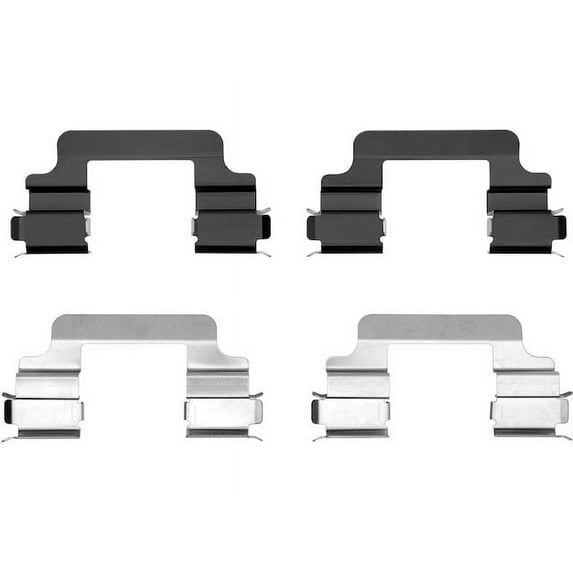 Front Brake Hardware Kit - Compatible with 2001 - 2005 Mercedes-Benz C320 Coupe 2002 2003 2004