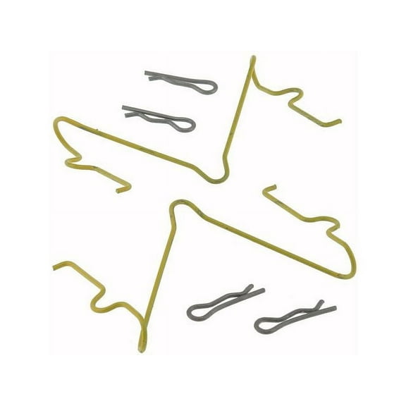 Front Brake Hardware Kit - Compatible with 2003 - 2009 GX470 2004 2005 2006 2007 2008