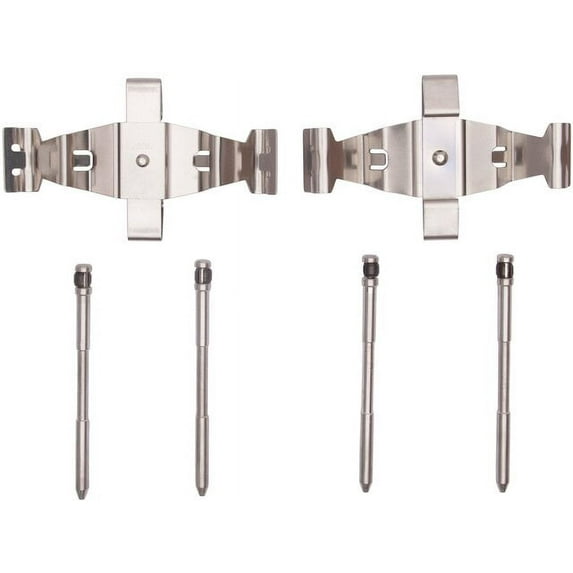 Front Brake Hardware Kit - Compatible with 2007 - 2013 Mercedes-Benz S550 2008 2009 2010 2011 2012