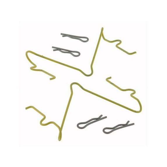 Front Brake Hardware Kit - Compatible with 2007 - 2014 Toyota FJ Cruiser 2008 2009 2010 2011 2012 2013