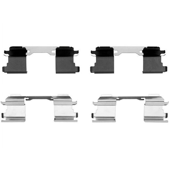 Front Brake Hardware Kit - Compatible with 2007 - 2018 Freightliner Sprinter 2500 - Dynamic Friction