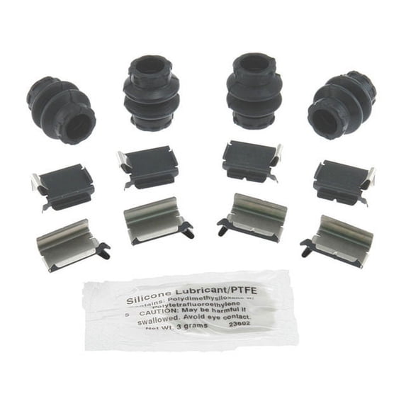 Front Brake Hardware Kit - Compatible with 2008 - 2016 Chrysler Town & Country Touring - AC Delco