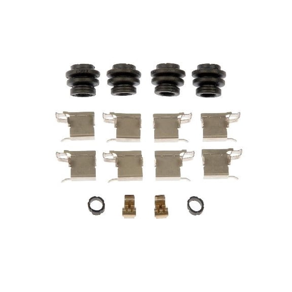 Front Brake Hardware Kit - Compatible with 2009 - 2018 Toyota Corolla 2010 2011 2012 2013 2014 2015 2016 2017