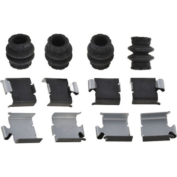 Front Brake Hardware Kit - Compatible with 2010 - 2017 Ford F-150 2011 2012 2013 2014 2015 2016