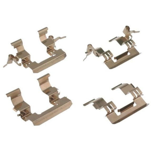 Front Brake Hardware Kit - Compatible with 2011 - 2012 Nissan Versa 1.8L 4-Cylinder