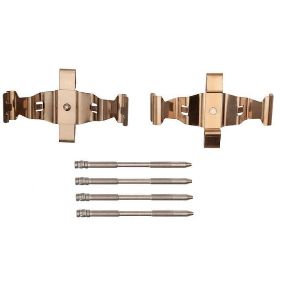 Front Brake Hardware Kit - Compatible with 2012 - 2018 Mercedes-Benz CLS550 2013 2014 2015 2016 2017