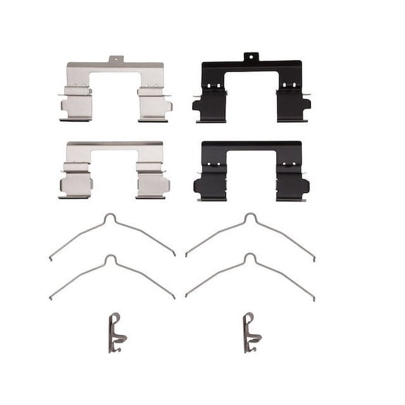 Front Brake Hardware Kit - Compatible with 2017 - 2023 Honda Ridgeline 2018 2019 2020 2021 2022