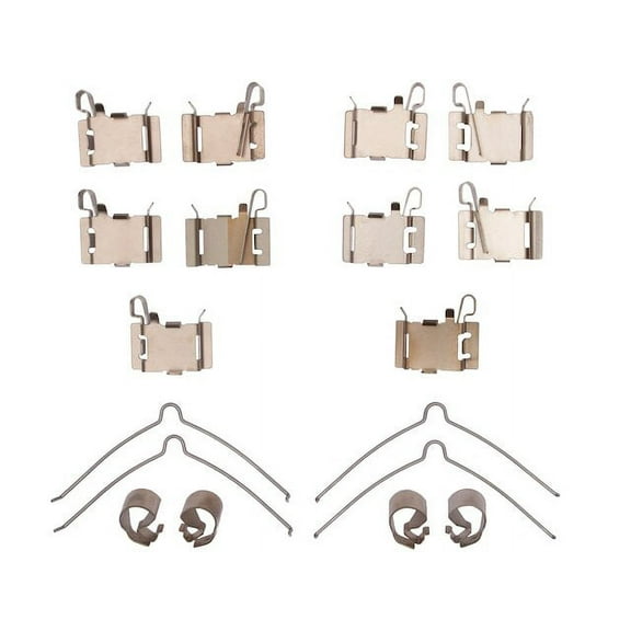 Front Brake Hardware Kit - Compatible with 2019 - 2022 Toyota Avalon 2020 2021