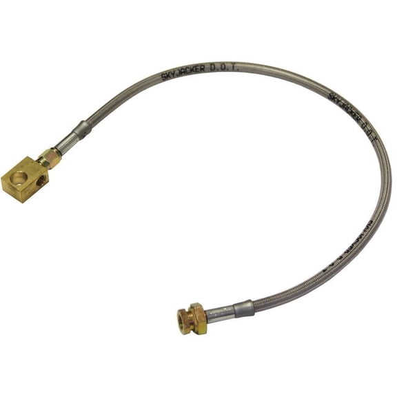 Front Brake Hose - Compatible with 1982 - 1993 Dodge W350 1983 1984 1985 1986 1987 1988 1989 1990 1991 1992