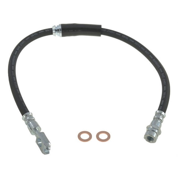 Front Brake Hose - Compatible with 2006 - 2014 Volkswagen GTI 2007 2008 2009 2010 2011 2012 2013