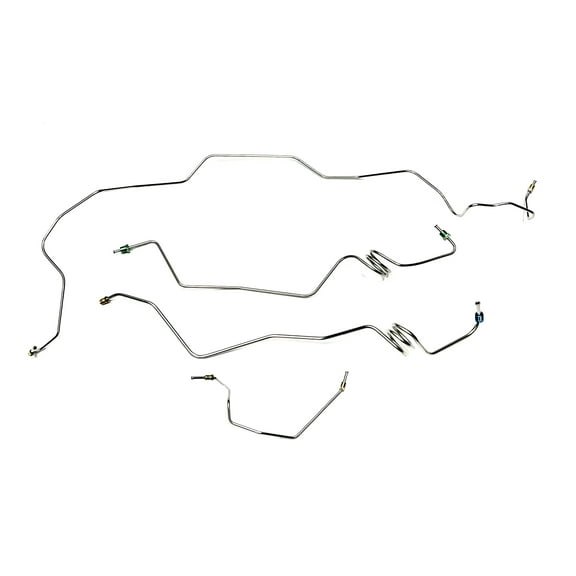 Front Brake Line Kit - Fits 78-87 Cutlass - Galfan Coated Steel - The Stop Shop