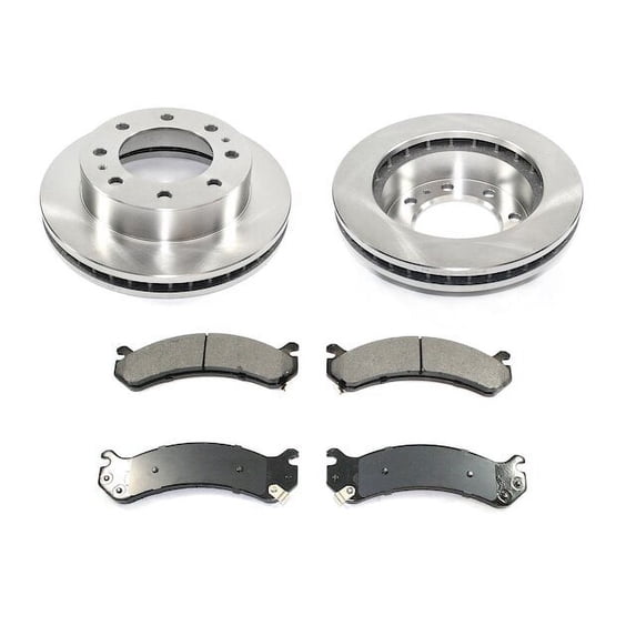 Front Brake Pad and Rotor Kit - Compatible with 2003 - 2020 Chevy Express 2500 2004 2005 2006 2007 2008 2009 2010 2011 2012 2013 2014 2015 2016 2017 2018 2019