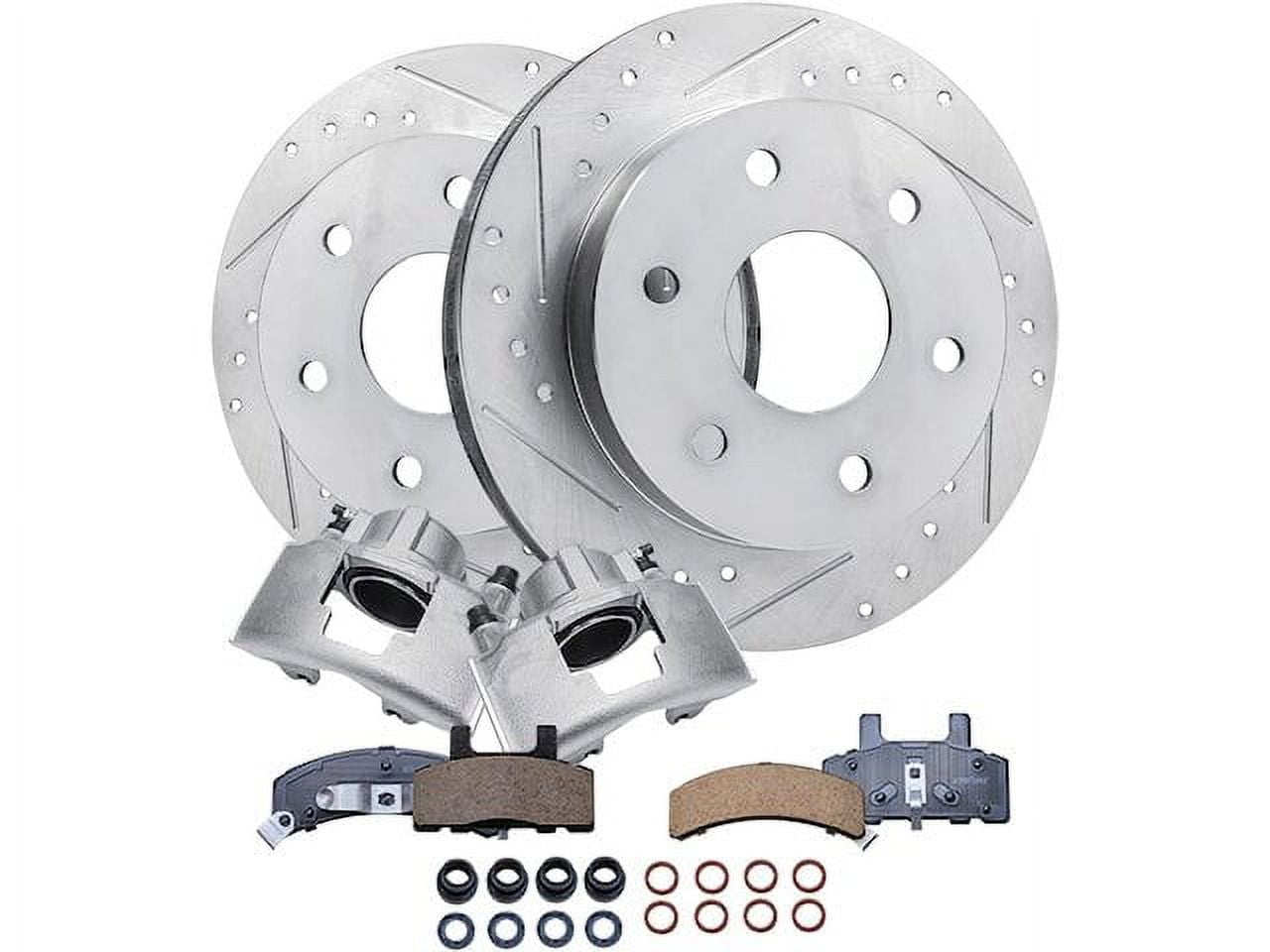 Front Brake Pad Rotor and Caliper Set - Compatible with 1992 - 1999 ...