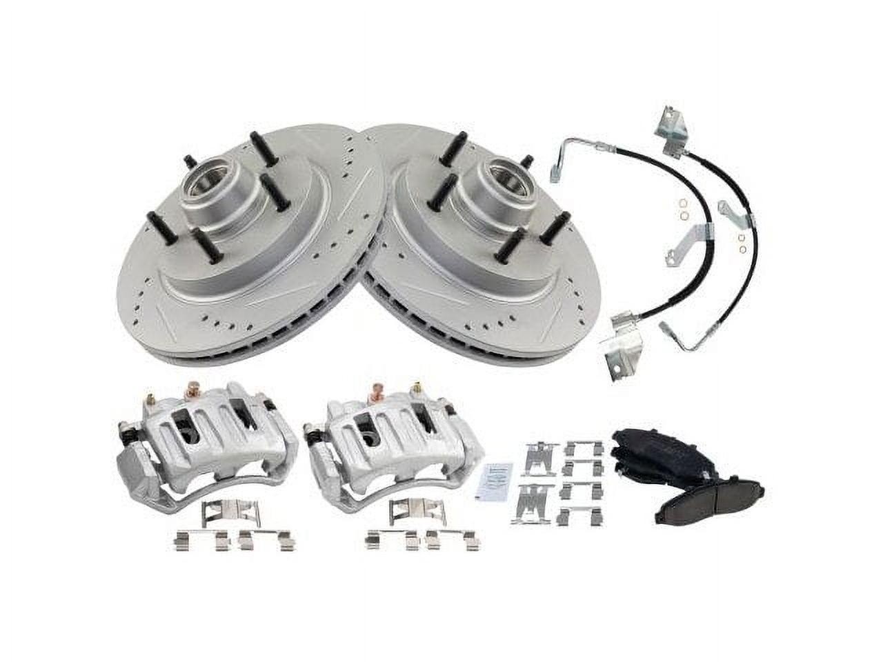 Front Brake Pad Rotor and Caliper Set - Compatible with 1997 - 1999 ...
