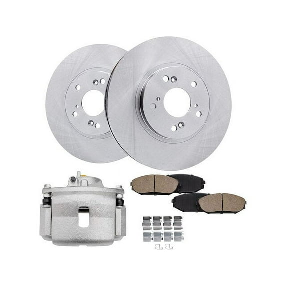 Front Brake Pad Rotor and Caliper Set - Compatible with 2001 - 2002 Acura MDX