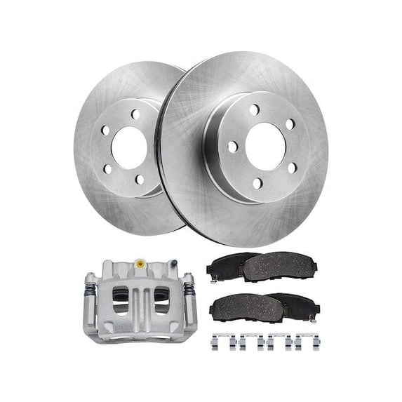 Front Brake Pad Rotor and Caliper Set - Compatible with 2003 - 2011 Ford Ranger 2004 2005 2006 2007 2008 2009 2010