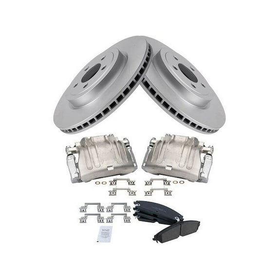 Front Brake Pad Rotor and Caliper Set - Compatible with 2006 - 2011 Dodge Charger 2007 2008 2009 2010