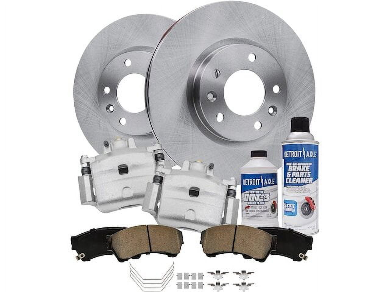 Front Brake Pad Rotor and Caliper Set - Compatible with 2006 - 2012
