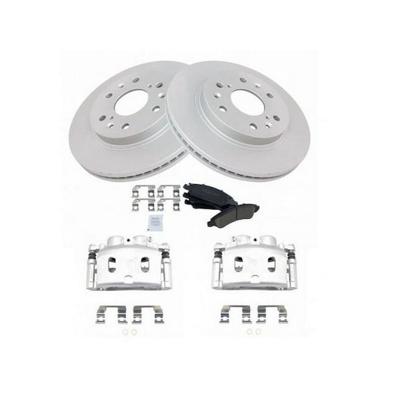Front Brake Pad Rotor and Caliper Set - Compatible with 2007 - 2008 GMC Sierra 1500